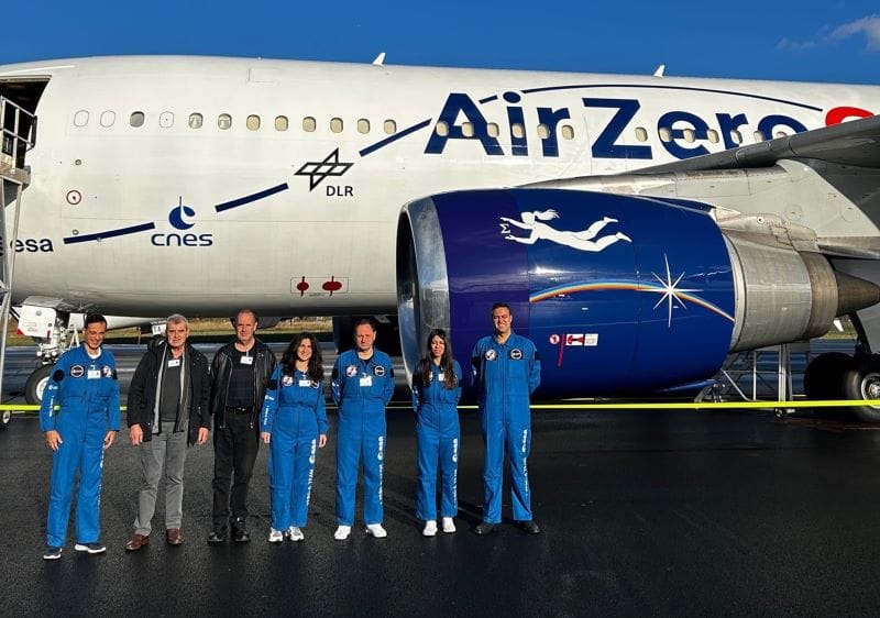 esperimento ESA volo parabolico 5