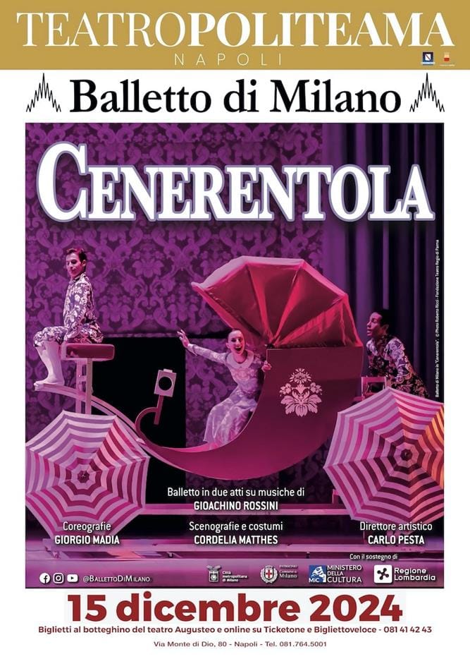 Cenerentola-Copy Il Balletto di Milano porta in scena la 'Cenerentola' di Rossini al Politeama di Napoli