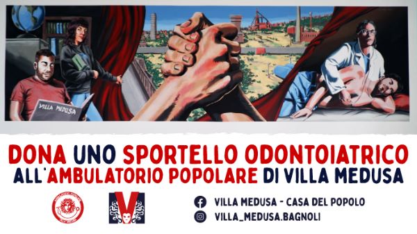 Crowdfunding-low Villa Medusa, crowdfunding per uno sportello odontoiatrico nell'Ambulatorio Popolare