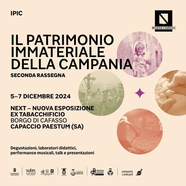 IPIC-1 Al via la seconda edizione della Rassegna del Patrimonio Immateriale della Campania
