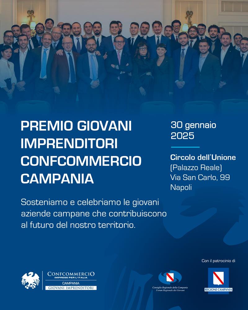 Confommercio-Evento_Locandina_-Copy Premio Giovani Imprenditori Confcommercio Campania: protagonisti talenti e startup