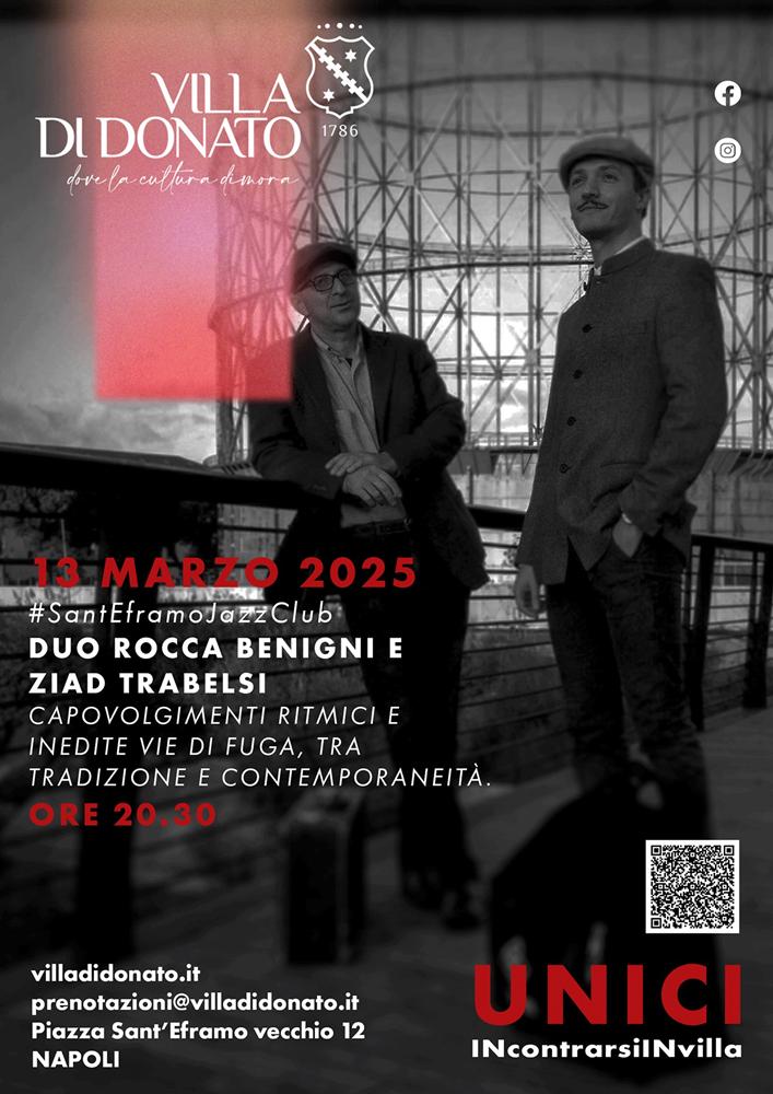 Duo-BENIGNI-TRABELSI-Copy Duo Rocca - Benigni con Ziad Trabelsi: la grande musica a Villa di Donato