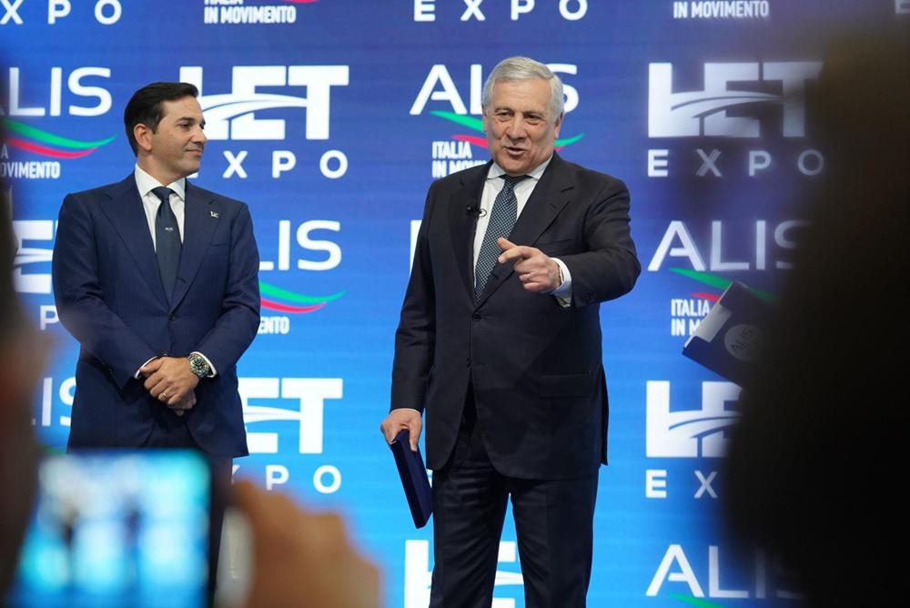 Grimaldi-Tajani-Copy LetExpo 2025: crescita record per la Fiera dei Trasporti e della Logistica