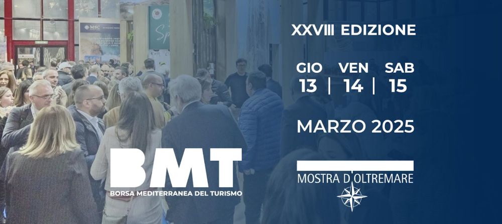unnamed Da giovedì alla Mostra d'Oltremare torna la BMT: da Napoli focus su trend e tecnologie nel turismo