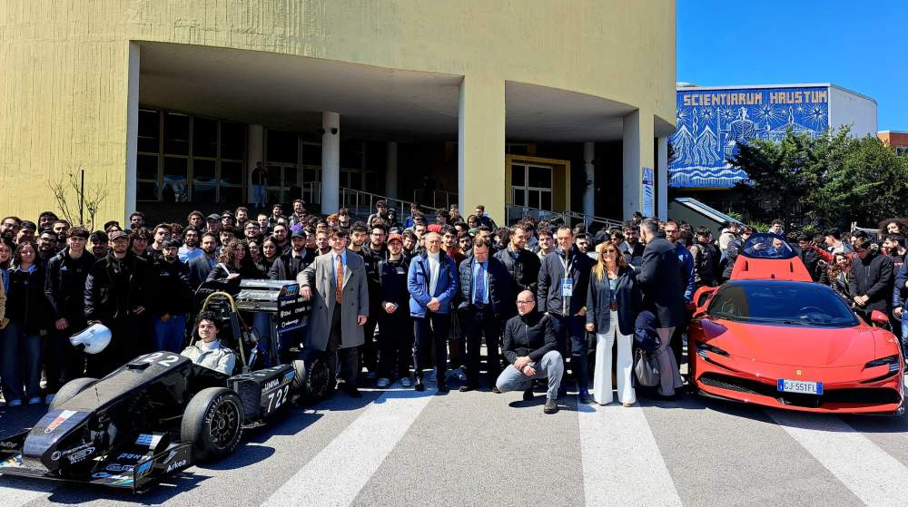 Ferrari alla Federico II rettore vertici Ferrari e UninaCorse 1 low