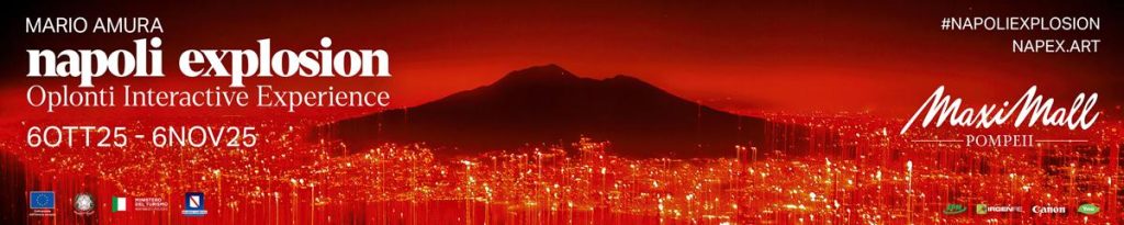 OPLONTI_INTERACTIVE_LEDWALL_TRASPARENTE_3840x768-Copy-1024x205 Napoli Explosion: l’arte luminosa di Mario Amura illumina il MaxiMall Pompeii