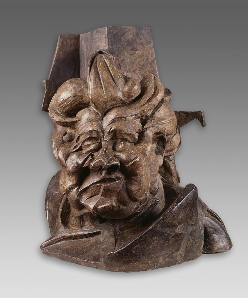 Umberto-Boccioni-Antigrazioso-o-La-Madre-post-1912-surmoulage-in-bronzo-patinato-collezione-privata-Roberto-Bilotti-Ruggi-dAragona-Copy-853x1024 NOISMI. Per un futuro senza ismi – alla Reggia di Portici il Futurismo incontra l'arte contemporanea